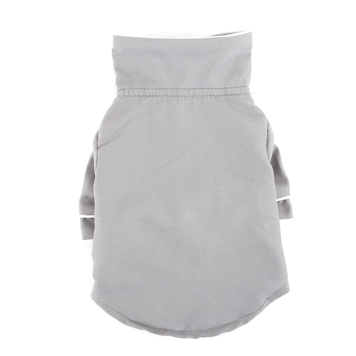 Zunea Dog Shirt Pajamas for Small Medium Size Dogs Soft Breathable Lapel Sleeping Clothes Indoor Pjs Two-Legged Pyjamas Shirts Outfits Holiday Party Pet Apparel Gray 5XL