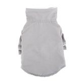 Zunea Dog Shirt Pajamas for Small Medium Size Dogs Soft Breathable Lapel Sleeping Clothes Indoor Pjs Two-Legged Pyjamas Shirts Outfits Holiday Party Pet Apparel Gray 5XL