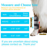 Bawektrl Dog Leg Brace for Front Hock Joint,Carpal Wrist Brace for Dogs Prevents Injuries Sprains Helps with Loss of Stability Caused by Arthritis, Keep Joint Warm, Reduces Pain Inflammation