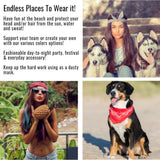 Balec Solid 100% Cotton Unisex Bandana - 12 Pack