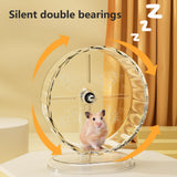 Fanlahmtasy Silent Hamster Wheel – 9.5 Inch Syrian Hamster Running Wheel, Anti-Skid & Height Adjustable, Easy to Clean (9.5inch)