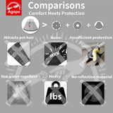 Agape Soft Dog Cone for Small Dogs & Cats, Comfy Dogs Recovery Collar After Surgery, Adjustable E Collar Alternative to Stop Licking, Protective Elizabethan Collars for Pup, Comfortable Dog Cones