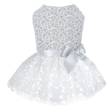 CuteBone Dog Birthday Dress Girl Puppy Skirt Tutu Cat Wedding Outfit Pet Party Clothes for Small Dogs Costume DD17XS