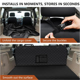fidozen Universal Cargo Liner for SUV – Waterproof Dog Trunk Mat, Non-Slip Back Seat Protector, Car Bed Cover, Pet Barrier, Rear Liner Accessories for Trucks & Sedans, Universal Fit Trunk Cover