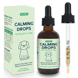 Calming Drops for Dogs Grooming – Melatonin & Valerian Root Formula to Help Maintain Calm During Grooming and Nail Trimming – Also Great for Travel, Vet Visits & Bedtime – 2 fl oz