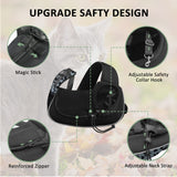 Gloppie Dog Carriers for Small Dogs Hands Free Pet Carrier Mesh Travel Dog Sling Bag Comfortable Puppy Carrier for Dogs Below 10 lbs Cute Grey M