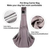 OWNPETS Pet Sling Carrier, Pet Sling Carrier Bag Safe,Fit 10~15lb Cats&Dogs, Comfortable, Adjustable, Perfect for Daily Walk, Outdoor Activity and Weekend Adventure
