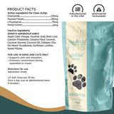 Sunmed Chillin' Out Hemp Dog Chews with Chamomile & L-Tryptophan – Stress Relief, Calming & Relaxation for Dogs – Helps with Anxiety & Stressful Situations – 40 Count