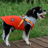 Norbi Small Dog Winter Coat with Harness, Easy On/Off Waterproof Warm Jacket, No-Pull Reflective Vest for Small Medium Breed Dogs, Windproof Cold Weather Apparel