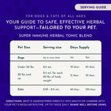 Animal Essentials Super Immune - Dog & Cat Immune Support for Puppies with Olive Leaf Extract & Echinacea, Olive Root for Dogs, Supports Respiratory Health & Overall Wellness - 2 fl oz