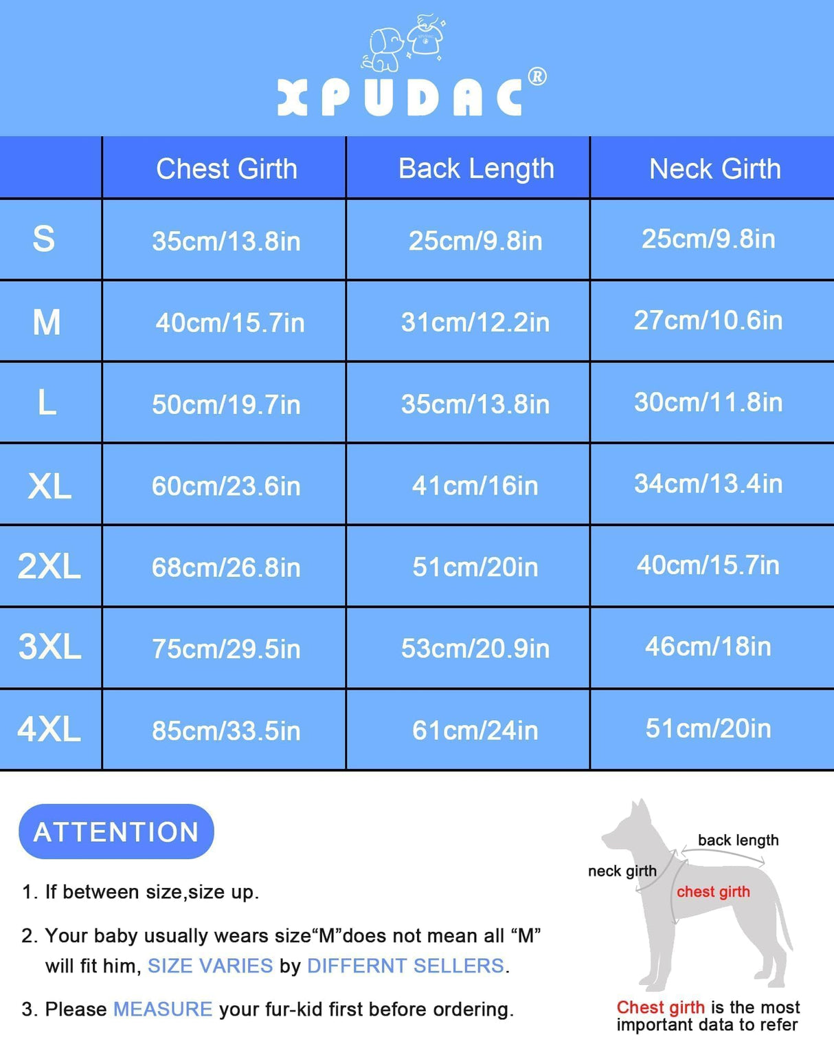 XPUDAC 4 Pack Fleece Dog Sweaters Vest Soft Lightweight Breathable Doggie Clothes for Small Medium Large Dogs Boy Winter Warm Pet Pullover Jacket Sweatshirt Puppy Coat, 511-XL