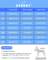 XPUDAC 4 Pack Fleece Dog Sweaters Vest Soft Lightweight Breathable Doggie Clothes for Small Medium Large Dogs Boy Winter Warm Pet Pullover Jacket Sweatshirt Puppy Coat, 511-XL