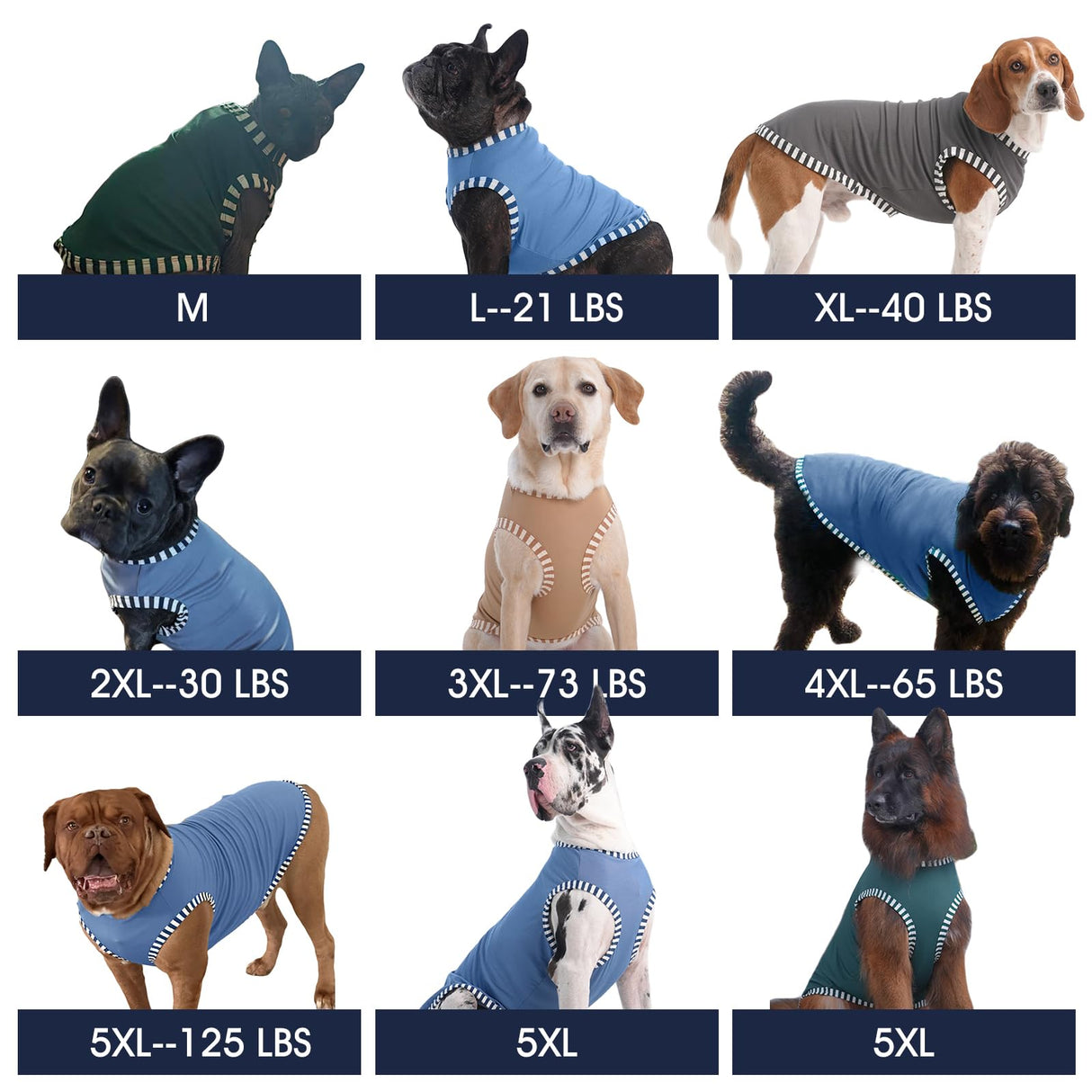 IECOii 2 Pack Summer Dog Shirt | Stretchy Fade-Resistant Fabric, Machine Washable Convenient,Home & Outdoor Clothes Fit for Medium Breeds, Pink+Green, XL