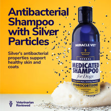 Load image into Gallery viewer, Miracle Vet Medicated Dog Shampoo for Itchy Skin Relief - Dog Allergy Relief, Yeast Infection, Hot Spot &amp; Dry Skin Anti-Itch Treatment, Antifungal for Dogs - Hydrocortisone (16 oz)
