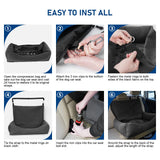 Bnonya Dog Car Seat for Medium Large, Safe and Comfortable Dog Car Bed Medium Under 60lbs, Multipurpose Design Washable with Non-Slip Base
