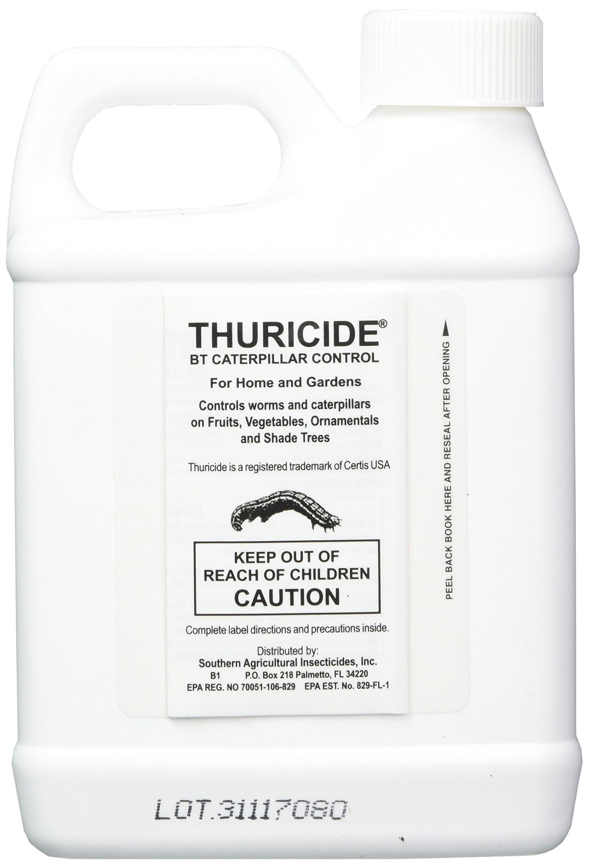 Garden Safe Neem Oil Insecticide Fungicide Miticide Concentrate & Southern Ag Thuricide BT Caterpillar Control Bacteria, 16 Ounces