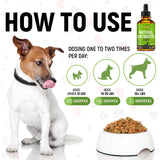 Dog Antibiotics for Infections, Cough, & Teeth Moments | Natural Antibiotics for Dogs with UTIs | Dog Allergy Relief & Canine Breath Treatment in 1 Bottle | Organic | 2 Oz