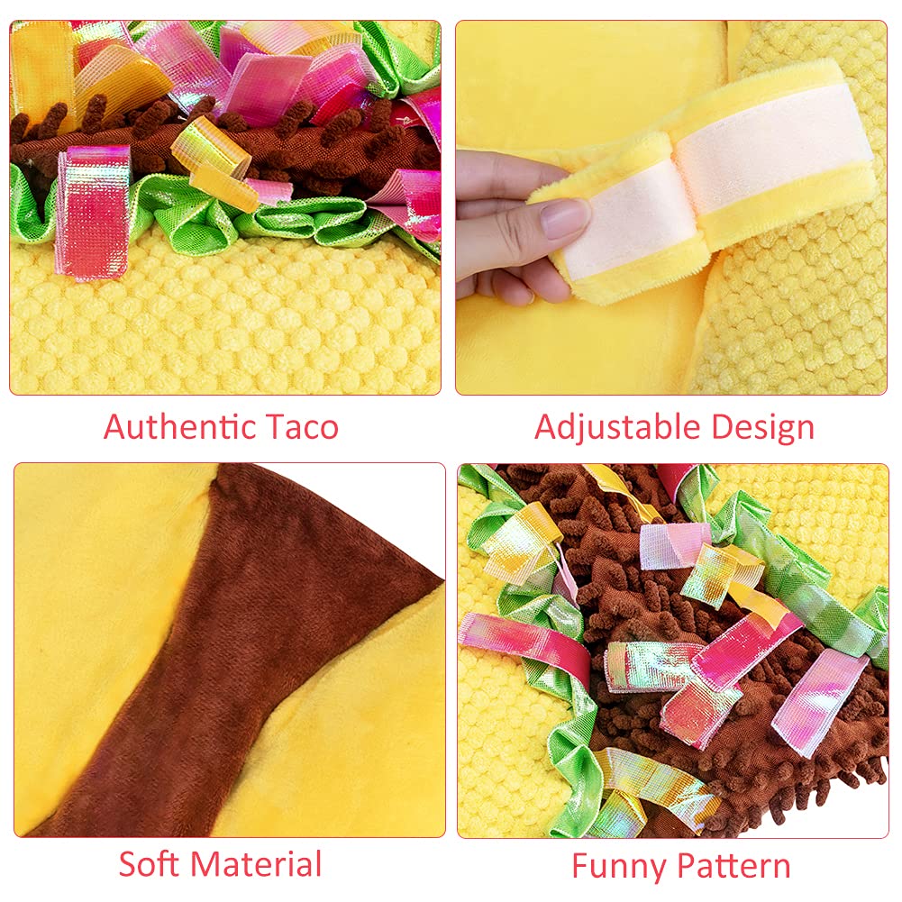 Taco Dog Costume Pet Costumes for Dogs - Funny Halloween & Christmas Apparel for Small & Medium Dogs Cats Puppy