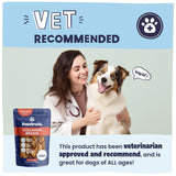 Pawstruck Natural Large 10-13” Beef Collagen Braids for Dogs – Long-Lasting Rawhide & Bully Stick Alternative, with Chondroitin & Glucosamine – 3 Pack