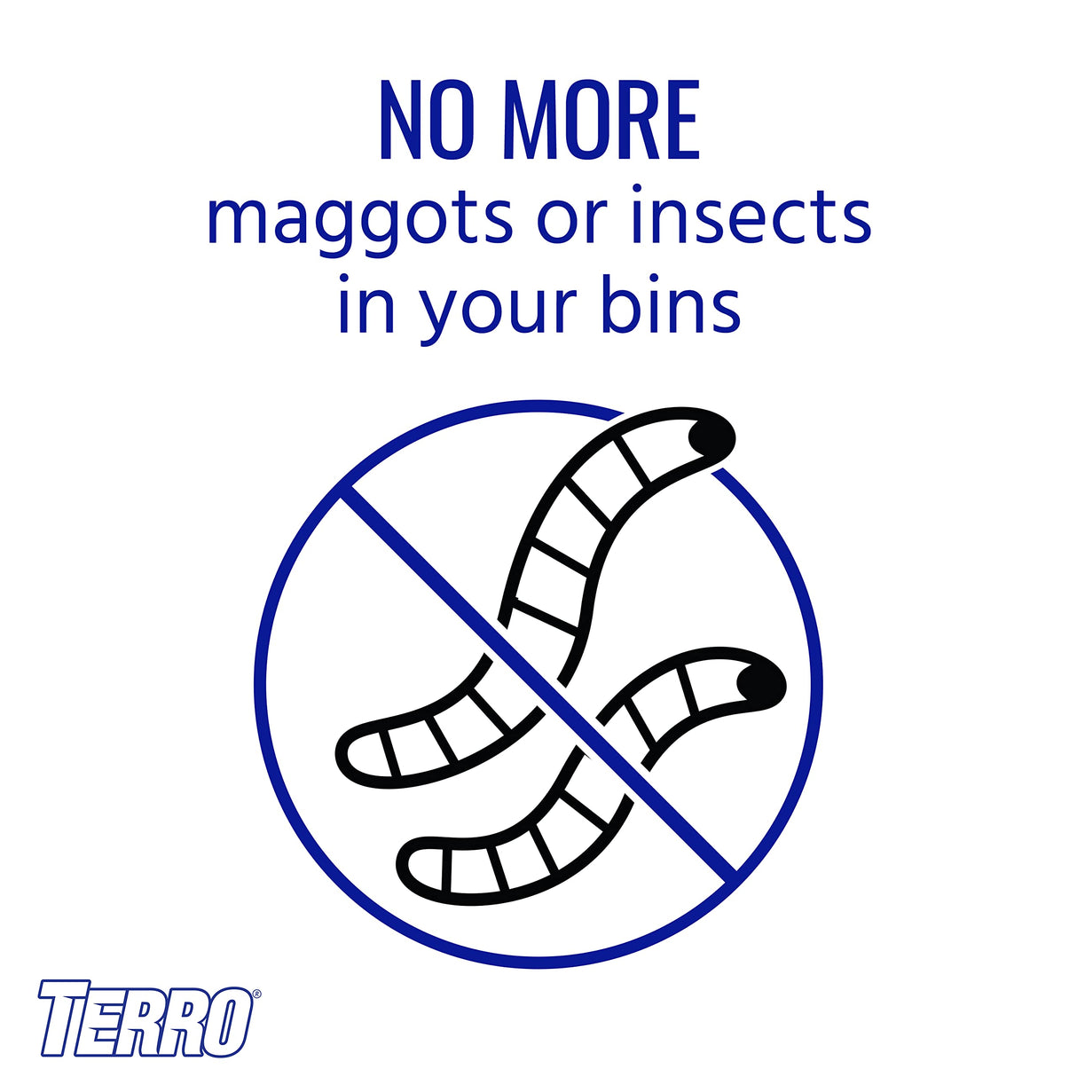 Terro T800 Garbage Guard Trash Can Insect Killer - Kills Flies, Maggots, Roaches, Beetles, and Other Insects (Pack of 2)