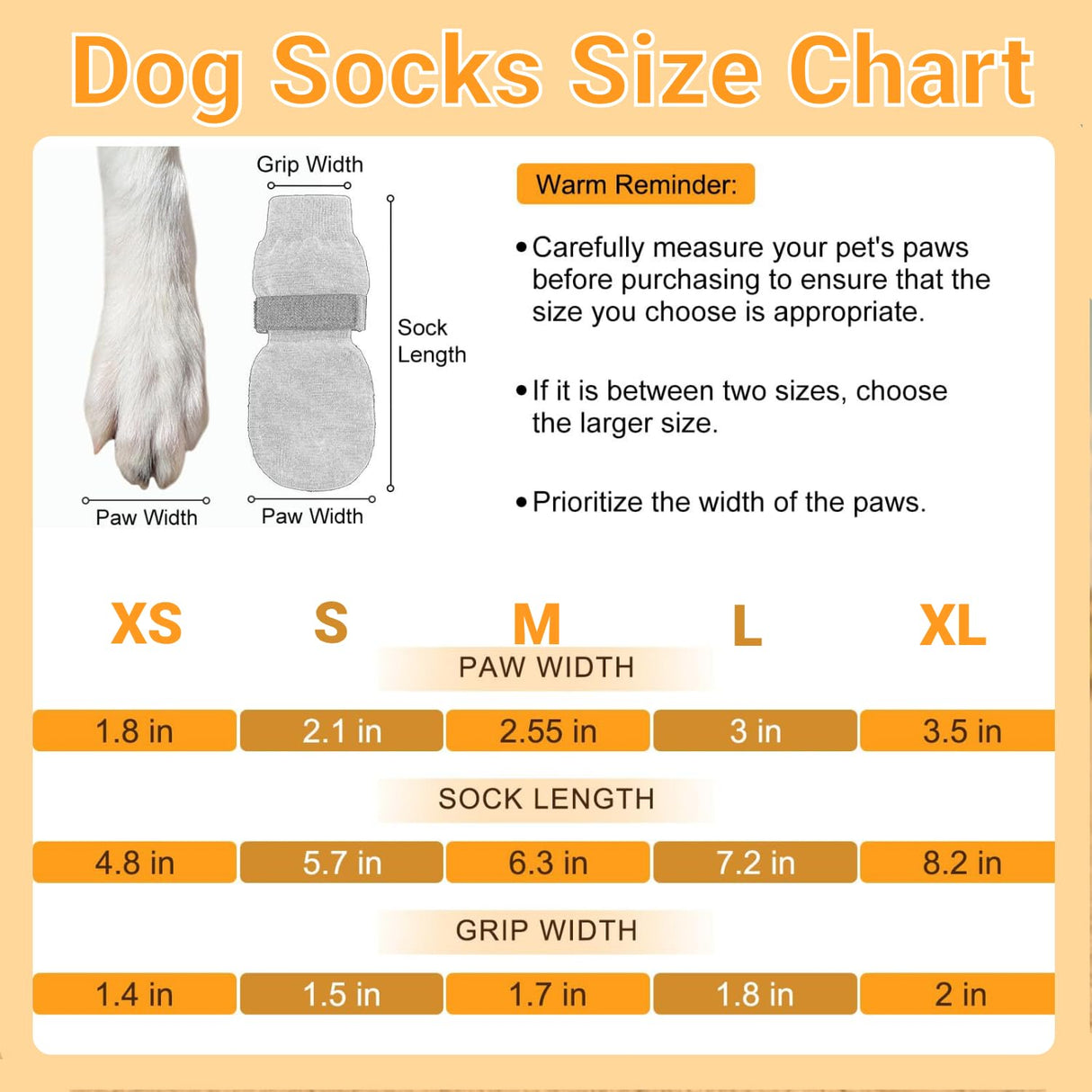 SYEIIYU 4Pcs Anti-Slip Dog Socks, Dog Shoes with Double Sides Grips for Hot/Cold Pavement,Paw Protectors for Small Medium Large Senior Dogs, Traction Control Boots for Hardwood Floors-Brown-XS