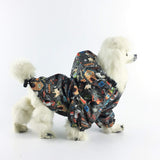 for Small Pet Cat Dog Raincoat Hoodie Coat Waterproof Rain Jacket Rainwear (L: Length - 16", Grey)