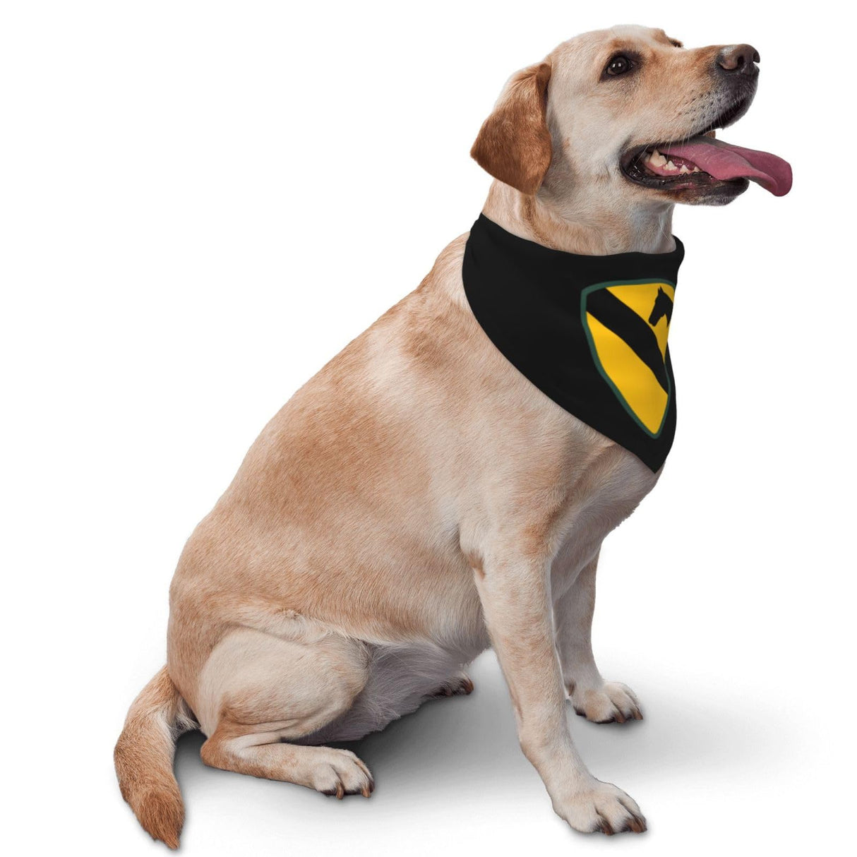 1st Cavalry Division Patch Dog Scarf Pet Bandana Cat Pet Bibs