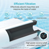 AQUA CREST Replacement for GE® RPWFE, RPWF (with CHIP) Refrigerator Water Filter, Compatible with GYE22HMKES, GYS22GMNES, GYE22HBLTS, DFE28JSKSS, GFE28HMHES, GNE29GYNFS, GFE28GYNFS, GFD28GYNFS