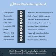 Load image into Gallery viewer, Kradle Calming Chews for Dogs -Vet Formulated with L-Theanine, Ashwagandha and GABA for Managing Normal Stress and Promoting Relaxation - Chicken Flavored Calming Supplement - 75 Soft Chews
