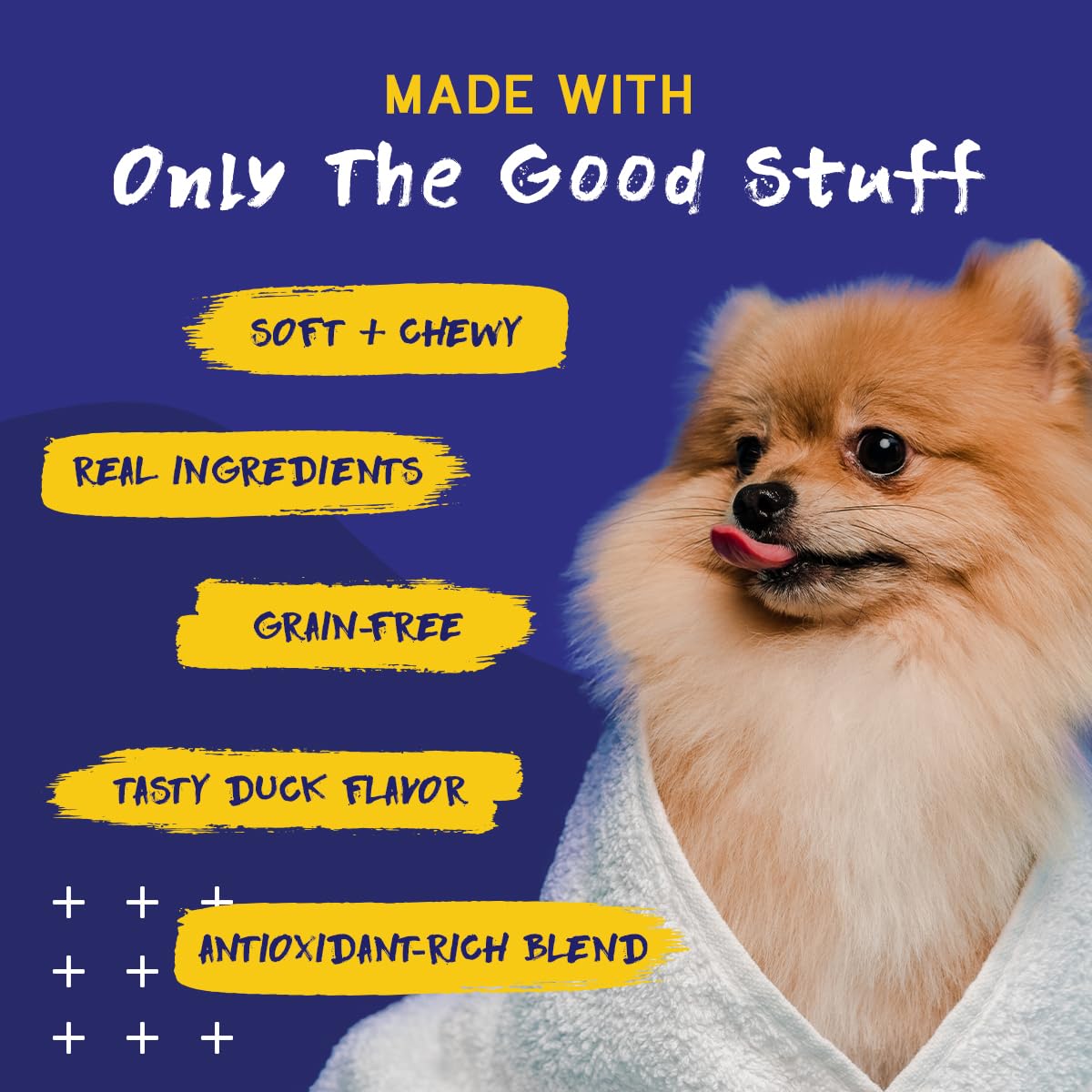 PupGrade Skin & Coat Soft Chew Supplement for Dogs – Supports Healthy Skin, Coat, and Immune Function - Rich in Natural Fish Oil, Omega Fatty Acids, and Vitamins – 60 Soft Chews
