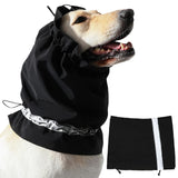 Harbyel Dog Calming Hoodie - Windproof Rainproof Noise Reducing Ear Hat for Thunderstorms & Bath