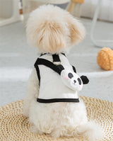 Dog Shirts for Small Dogs Breathable Dog Outfit Soft Puppy Sweatshirt Dog Clothes Pet Shirts Summer Puppy Clothes Tank Top Sleeveless Vest Pet Clothes Dog Costumes for Small Dogs Black Panda L