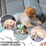 Tudomro 8 Pcs Guinea Pig Blankets Absorbent Washable Animal Fleece Bedding Cage Liners Waterproof Reusable Pet Pee Sleep Mat Pad Cover for Chinchilla Hamster Ferret(Heart,47 x 24 Inch)