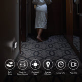 SYCEES Plug-in LED Night Light with Dusk to Dawn Sensor for Hallway, Stairs, Bathroom, Kitchen, Bedroom, Nursery, Kids Room, Daylight White, Pack of 6