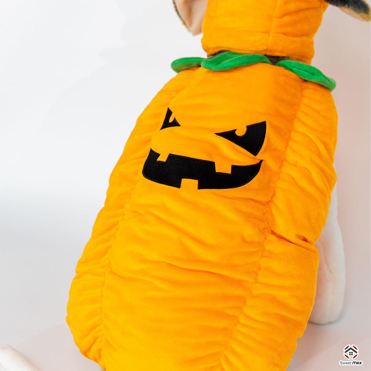 Pumpkin Dog Costume Pumpkin Pet Cosplay Outfits Hat Cute Novelty Pet Halloween Costume Party Favors Birthday Clothes Cats Dogs Orange (Pumpkin Dog Costume, Medium)