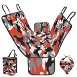 Tomeusey Camouflage Backseat Pet Bed Mat,Pet Bandana and Garbage Bag, Dog Seat Cover for Car Back Seat, Non-Slip Travel Pet-Friendly Seat Cover for Cars SUVs and Trucks L