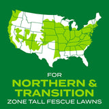 Scotts Turf Builder Rapid Grass Tall Fescue Mix - Combination Grass Seed and Fertilizer for Lawns, Lawn Seed That Grows in Just Weeks, 5.6 lbs.