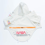 ChoChoCho NASA Raincoats, Reflective Rain Jacket Water Proof, Dog Costume, Cat & Puppy Stylish Streetwear Outfit (White, 2XL)