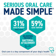 Load image into Gallery viewer, OraVet Dental Chews for Dogs, Oral Care and Hygiene Chews (Extra Small Dogs, 3.5-9 lbs.) Yellow Pouch, 30 Count
