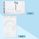 Juvale Pet Grooming Cards - Double-Sided Dog Grooming Client Cards - Pack of 100, 8 x 5 in