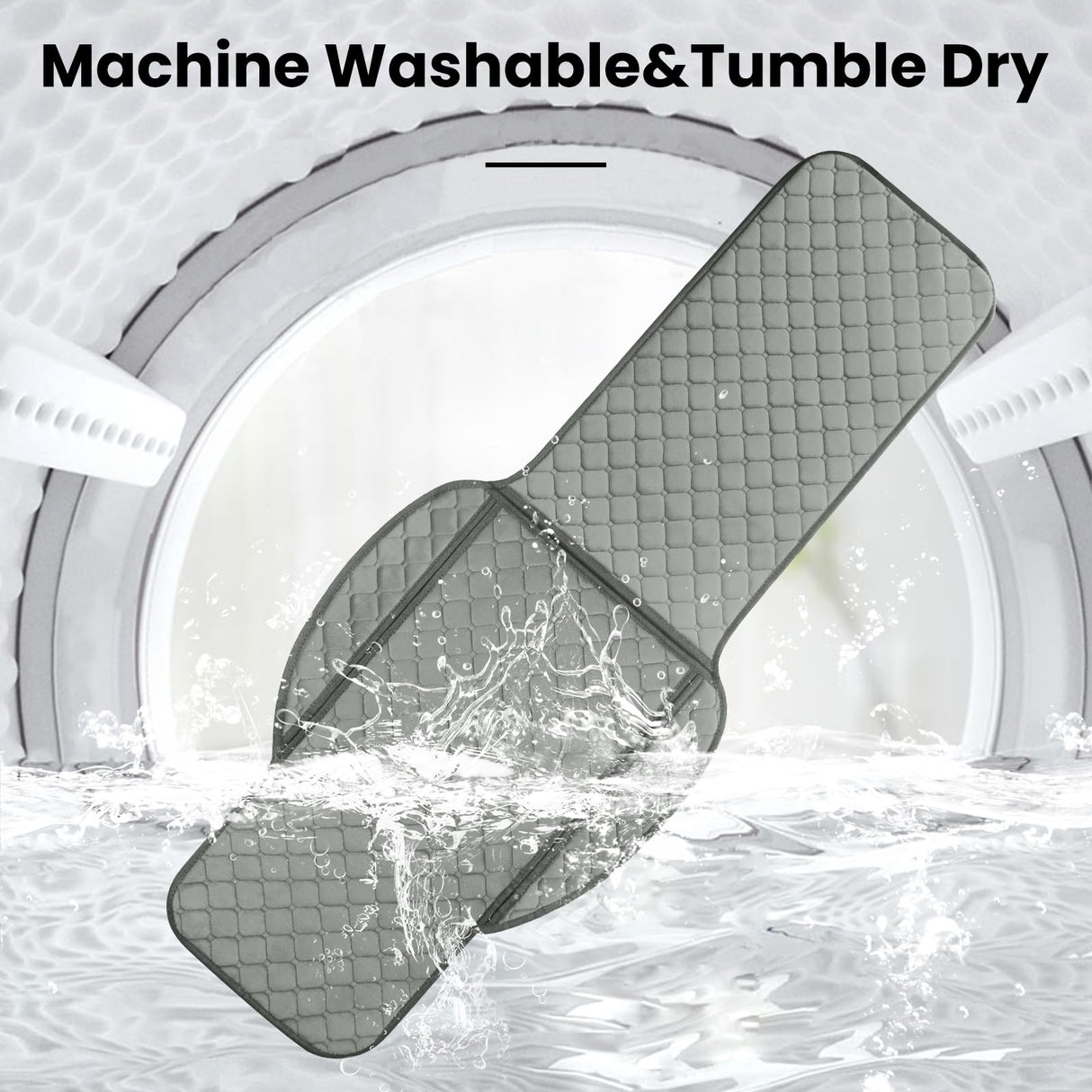 surpassme Comfortable Car Seat Covers Universal Front Seat Covers for Car Accessories, Padded Car Interior Covers for Automotive, SUV, Truck, and Van(Grey)