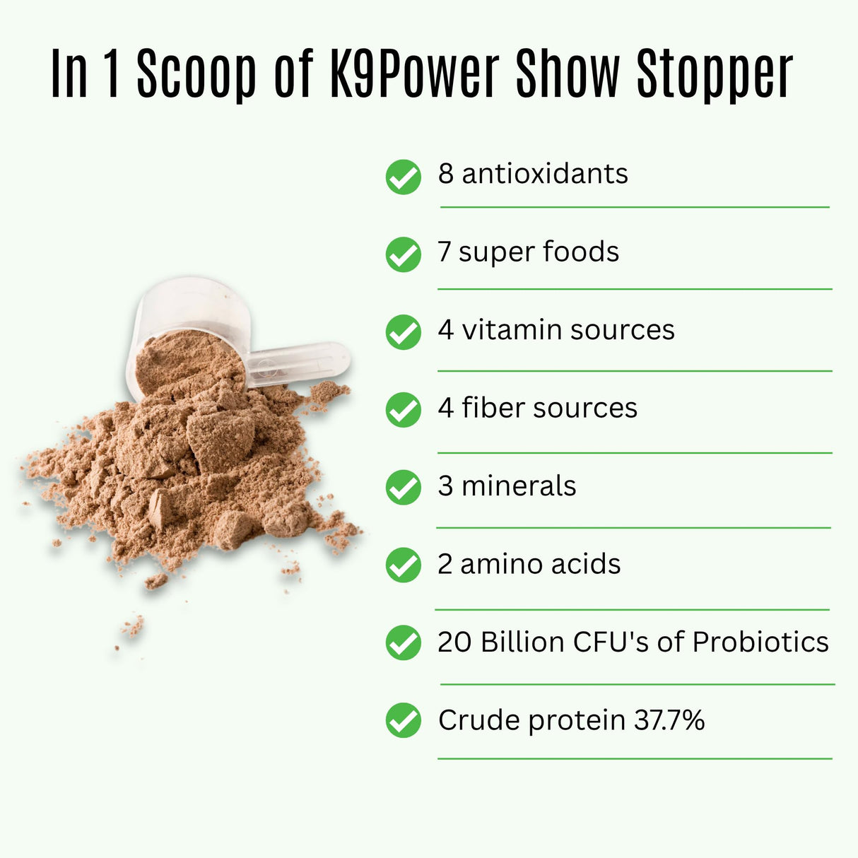 K9Power Show Stopper – Awarded #1 Dog Skin & Coat Product – Supports Allergy Relief, Itchy Skin, Shedding, Dull Coat – Salmon Oil, Collagen, Kelp, Zinc, Probiotics, Beet Juice, Vitamin C