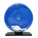 Silent Runner Pro | Sugar Glider Exercise Wheel (Black with Attachment)