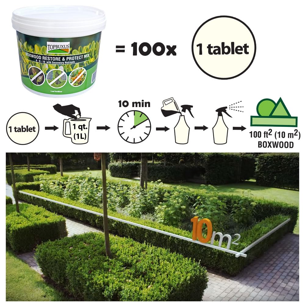 TOPBUXUS Boxwood Restore & Protect Mix 40 Tablets for 4,000ft2