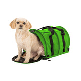 SturdiBag Pro 2.0 Pet Travel Carrier for Cats and Dogs | Soft Sided Pet Carrier Bag with Safety Clips and Seatbelt Straps for Car Travel | XL, Lime