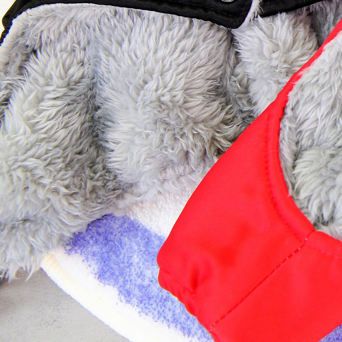 Izefia Dog Coat Pet Apparel Jumpsuit Windproof Cold Weather Coat 4 Legs Sports Jacket Warm Winter Thick Clothes Snow Proof Coat Cotton Dog Coat for Small Dog Medium Dog Cat Black XXL
