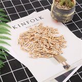 Sturdy 1 Inch Mini Wooden Craft Clothespins 100pcs