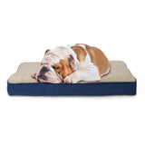 Furhaven Orthopedic Dog Bed for Large Dogs w/ Removable Washable Cover, For Dogs Up to 95 lbs - Sherpa & Suede Mattress - Espresso, Jumbo/XL
