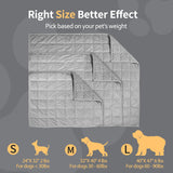 LaSyL Weighted Blanket for Pets | Thunder Blanket for Dogs Anxiety | Premium Soft Minky | Relaxation & Calming & Anti Anxiety | Used in Car, Bed, Couch | Dark Grey, Washable Medium 32" L x 40" W