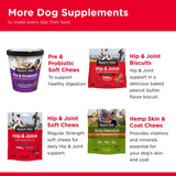 Nutri-Vet Hip & Joint Regular Strength Chewable Dog Supplements, Formulated with Glucosamine Chondroitin, Pet Supplies, Joint Supplement for Dogs, Pet Care, Puppy Essentials, 120 Count